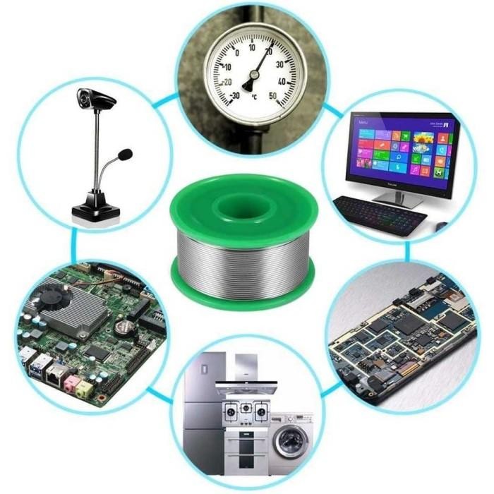 Rbx Kawat Timah Solder Lead Free 0,8-1,0Mm Iux 2.2% Sn99.3 Cu0.7 100Gr #Gratisongkir