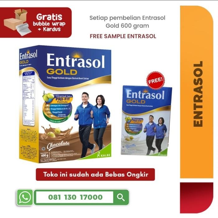 

(Expert) Susu Bubuk / Susu Entrasol Gold Coklat 600 gram / Entrasol Chocolate