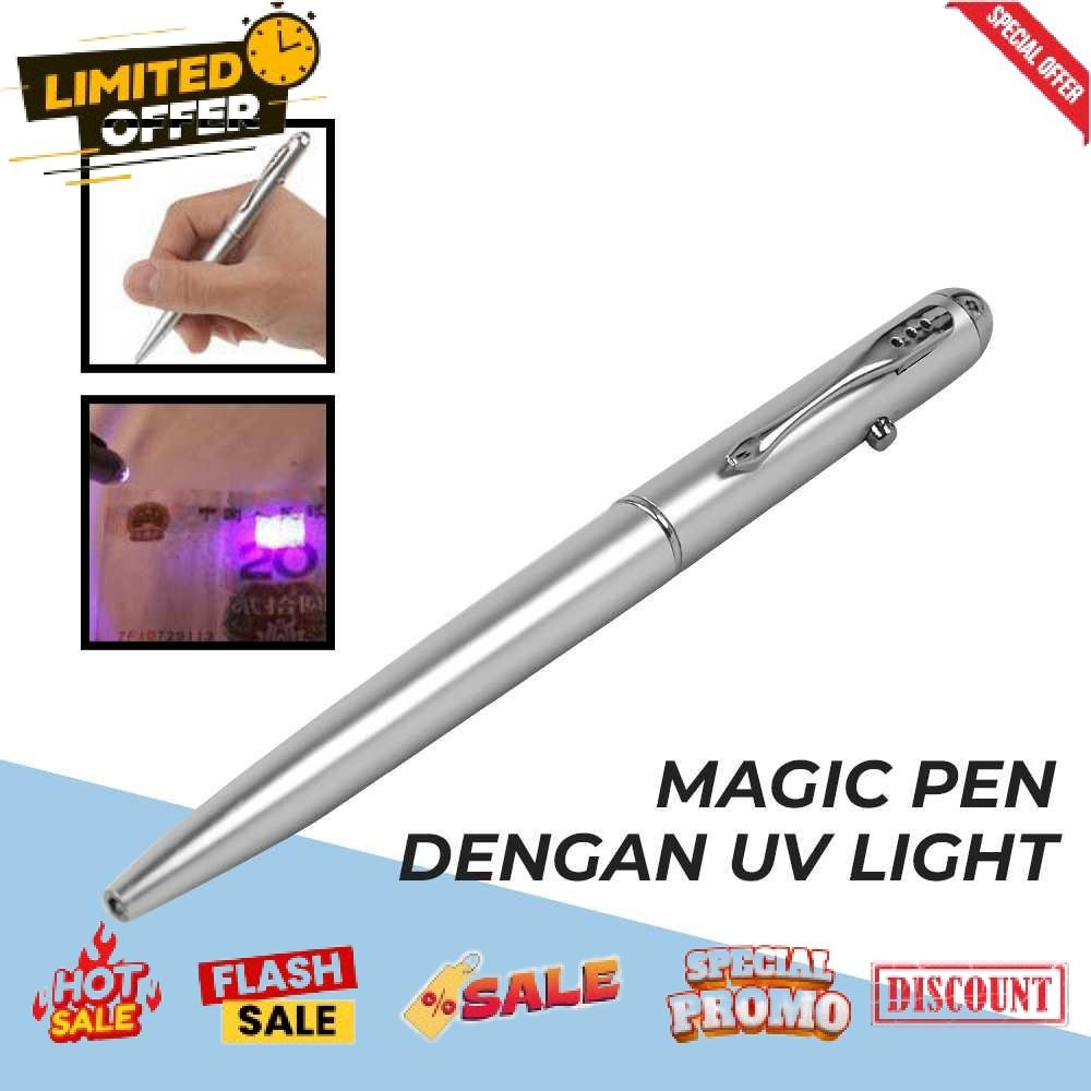 

Termurah Pena Tinta Invisible Magic Pen dengan UV Light - HY-0812 Diskon