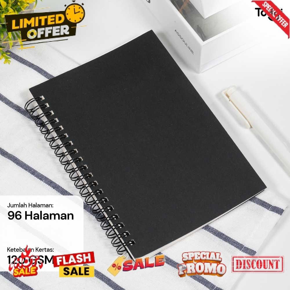 

Termurah Toddi Buku Jurnal Softcover Notebook Diary 120GSM 96 Halaman Blank - BQ-N14 Diskon