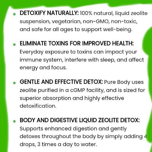 PBX Pure Body Zeolite Liq Natural Drops Detox Tubuh
