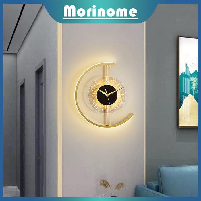 Jam Lampu Dinding Kamar Tidur Samg Tempa Samg Tempat LED