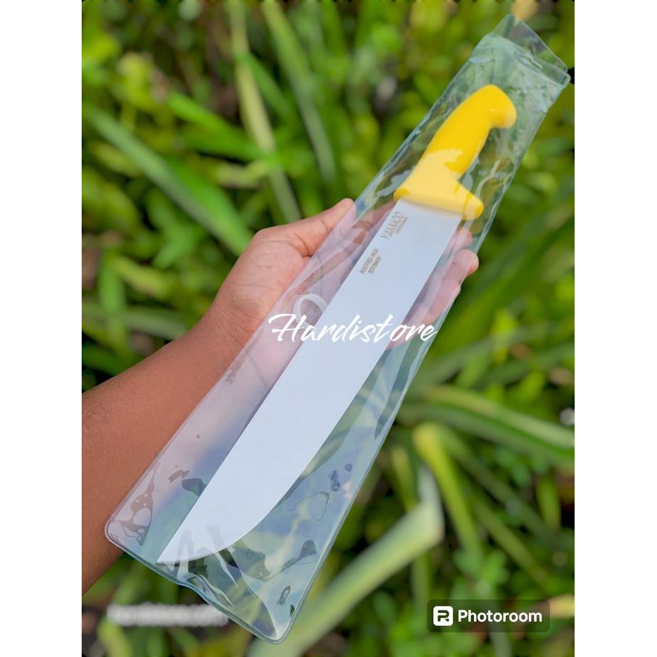 Sembelih 25 cm Straight YANMOO Yellow Handle