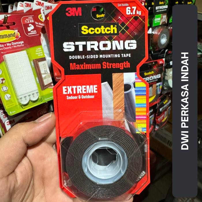 

Stok Baru Double Tape 3M Extreme Strong Indoor Outdoor 414-S19 6.7kg