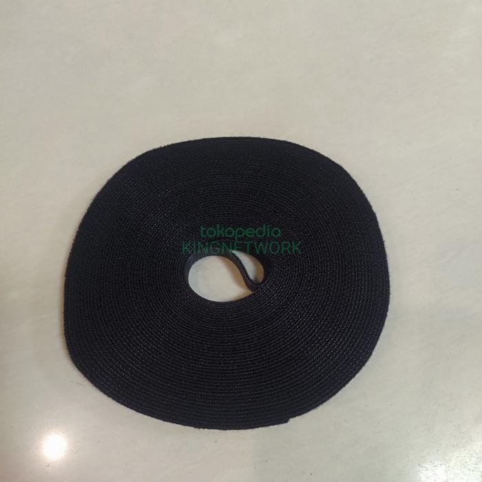 

Stok Baru Velcro Magic Tape 10M Lebar 1CM Hitam