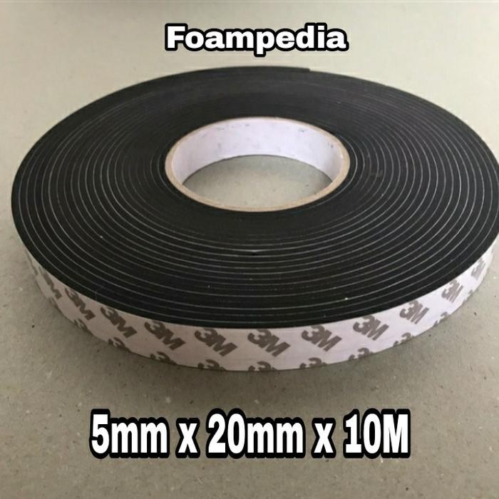 

Stok Baru Single Foam Tape 3M uk. 5mm x 20mm x 10M