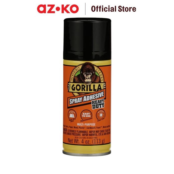 

Stok Baru AZKO Gorilla 118 ml Lem Semprot Adhesive Heavy Duty