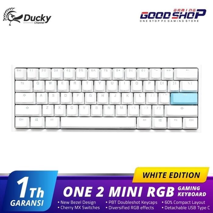 DUCKY ONE 2 MINI WHITE MECHANICAL KEYBOARD