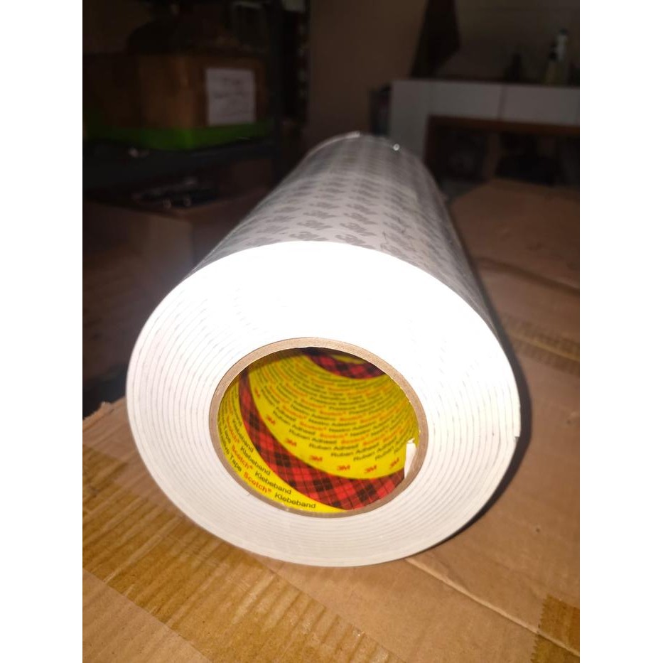 

Stok Baru Double-Tape-Foam-3M 9080-WHITE T=2MM