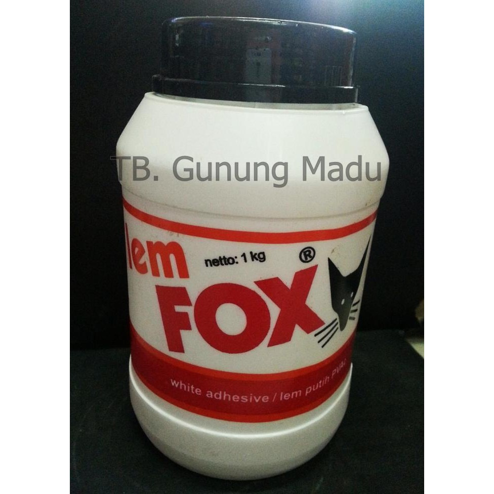 

Stok Baru LEM FOX PUTIH / LEM PUTIH / LEM KAYU 1KG