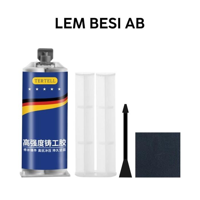 

Stok Baru VIRAL!! Lem Besi AB TERTELL Lem Super Kuat Tahan Panas Original / Epoxy / Lem Super