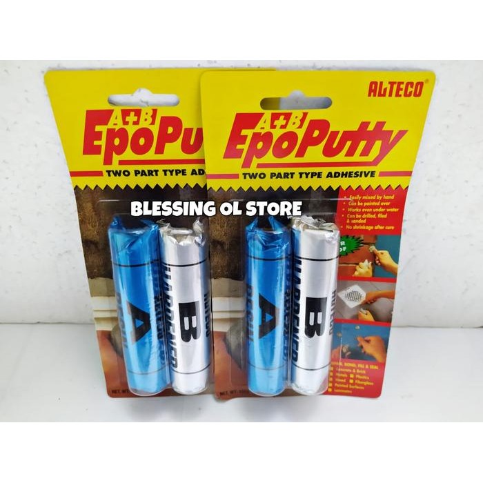 

Stok Baru LEM ALTECO EPO PUTTY 100 GRAM/LEM EPOPUTTY / LEM DODOLl/ LEM SERBAGUNA