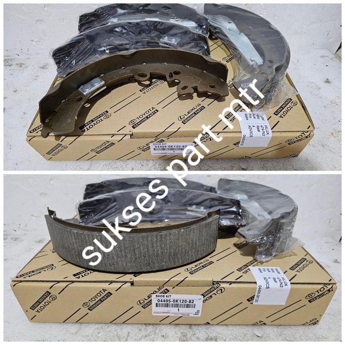 kampas rem belakang hilux diesel-fortuner diesel/brake shoe hilux