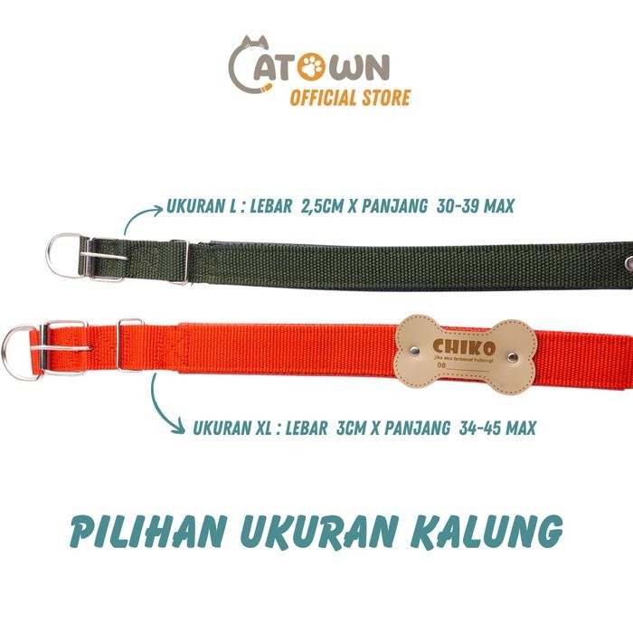 Kalung Anjing Custom Nama Tulisan Kalung Anjing Besar Dog Collar Free Custom Kalung Anjing Besar