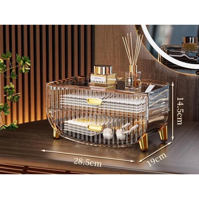 Rak Makeup, Skincare Dan Kosmetik Dengan Laci Mewah/Makeup Rack Laci