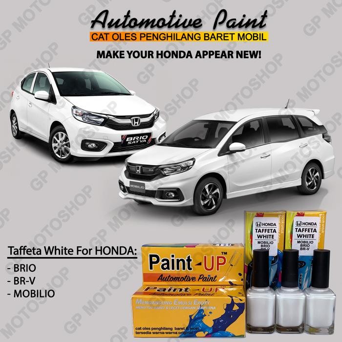 HONDA TAFFETA WHITE CAT OLES PENGHILANG BARET MOBIL PUTIH BRIO MOBILIO