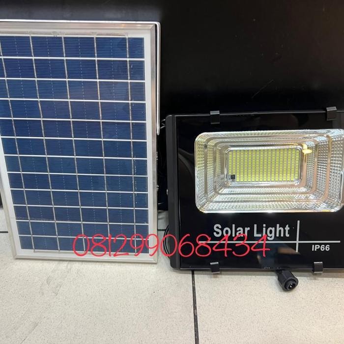 LAMPU SOROT SOLAR PANEL 100 WATT 100W LAMPU SOROT TENAGA SURYA 100WATT