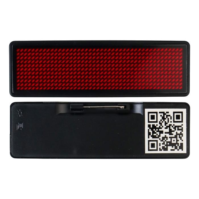 NAME TAG LED - RUNNING TEXT LED MINI BOARD 230MAH BLUETOOTH USB
