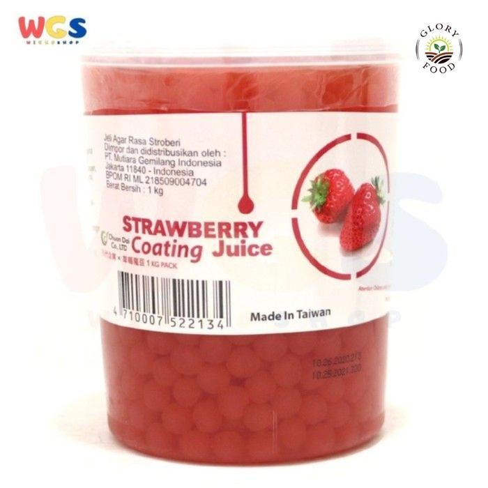 

Promo Terbatas Chuan Dai Popping Boba Coating Juice 1Kg / Topping Boba 1Kg Aman