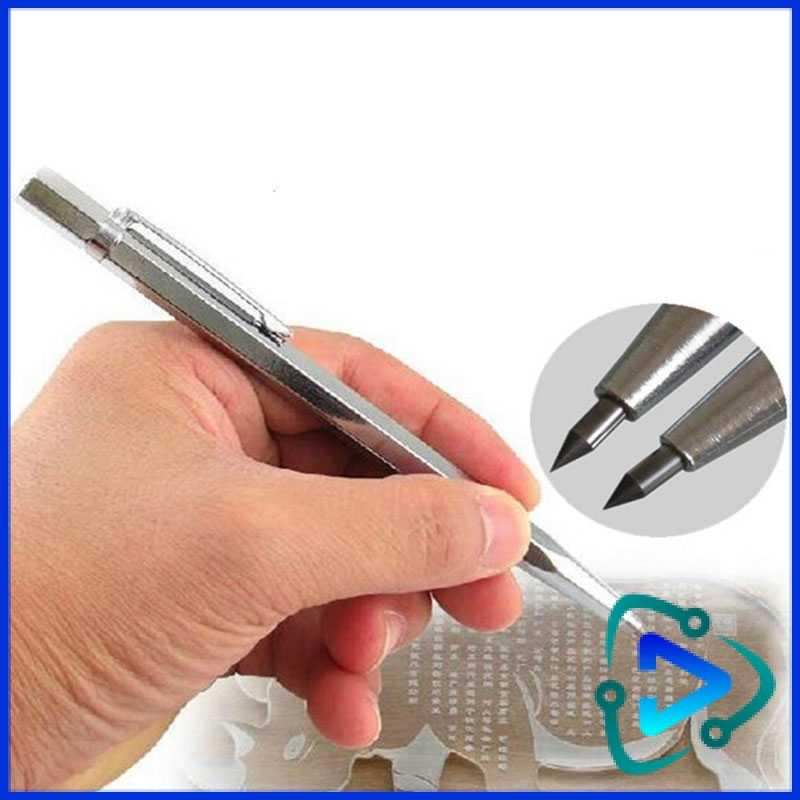 

KNIFEZER Pena Ukir Metal Scriber Tungsten Carbide Tip