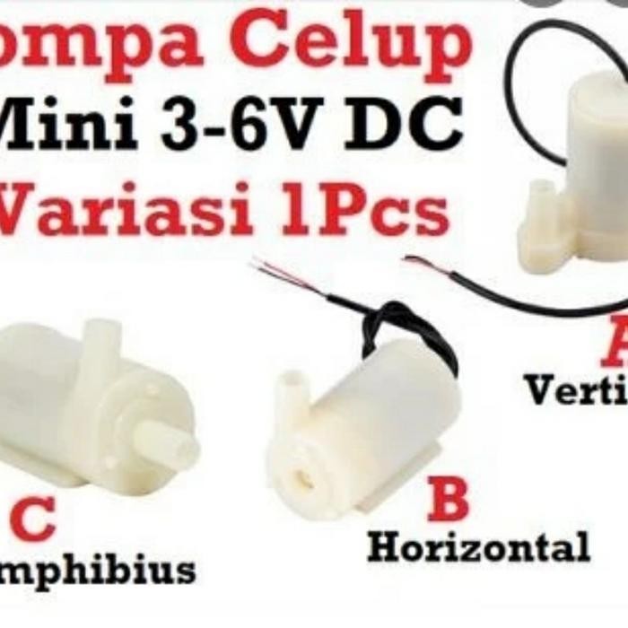 Micro DC 3V 5V Submersible Pump Small Mini water pump