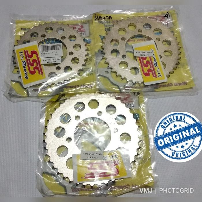 Gear belakang SSS ninja rr 150 ninja r 150 428