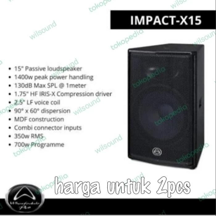 Speaker Pasif 15 In Wharfedale Impact X15 X 15