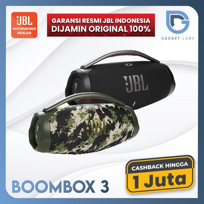 Jbl Boombox 3 / Boombox3 Portable Bluetooth Speaker Garansi Ims