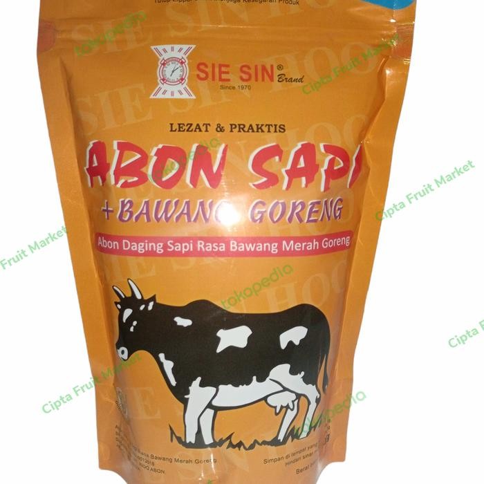 

BARANG TERLARIS SIE SIN ABON SAPI + BAWANG GORENG 250GR