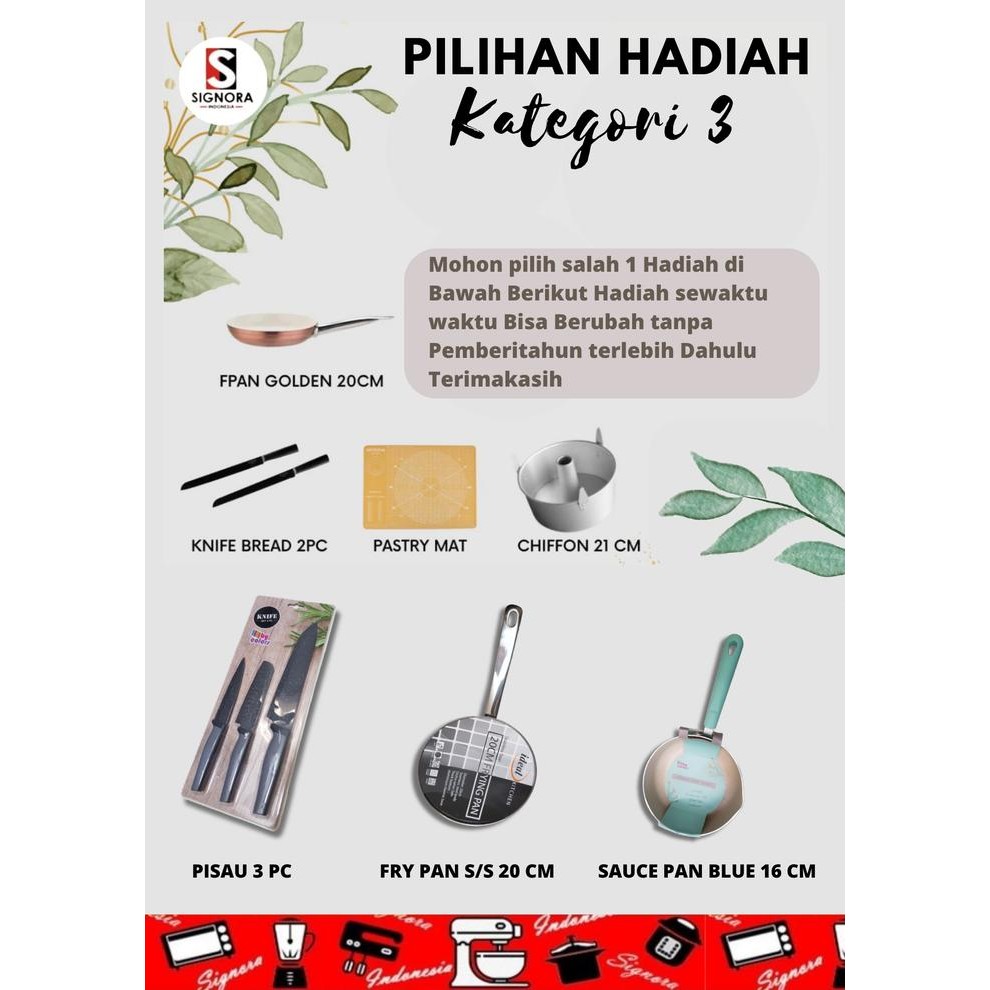 STEAM COOKER / PENGUKUS LISTRIK SIGNORA