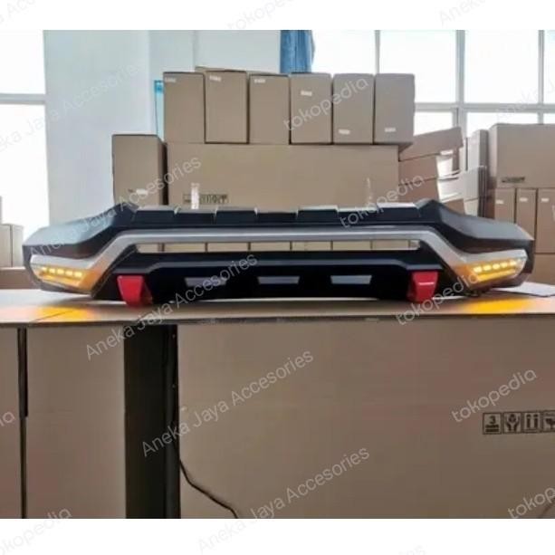 Terbaik Bodykit Bumper Depan Triton 2019 2020 2021 2022 - Led -Plastik -Import