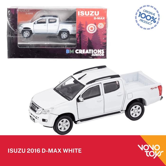 Promo Bm Creations 1/64 Isuzu 2016 D-Max White Ready