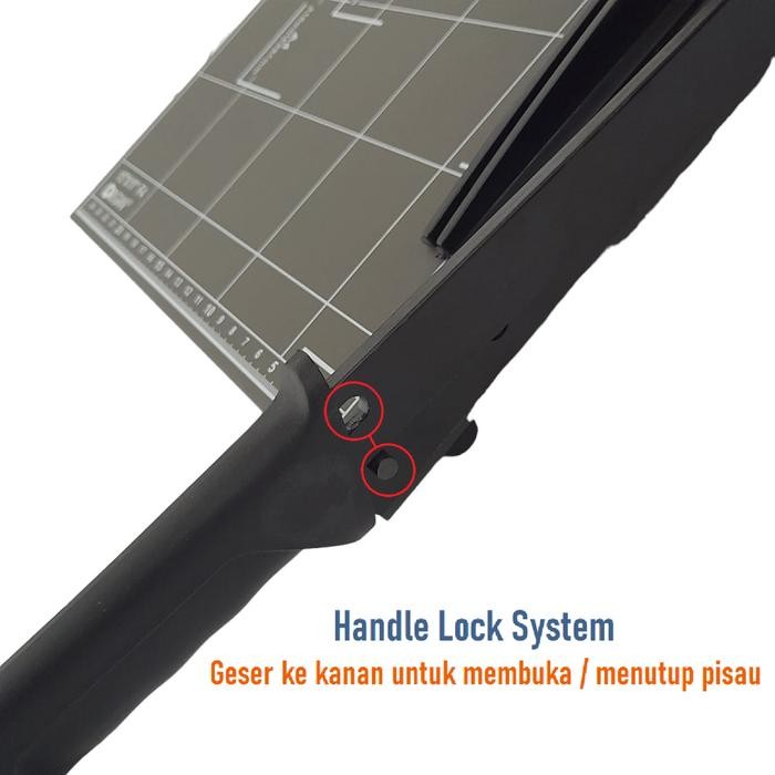 

Pemotong Kertas / Paper Cutter Origin A4R Dark Grey