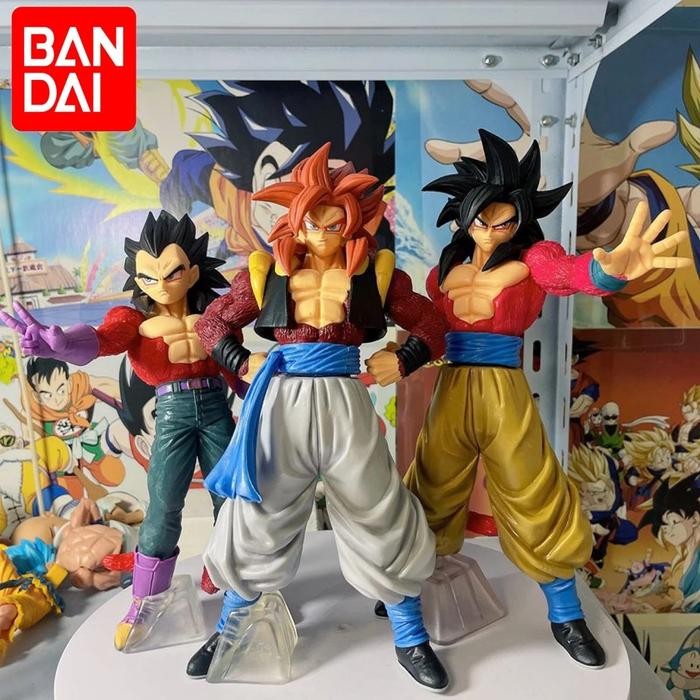 Dragon Ball GT Goku Vegeta Gogeta Super Saiyan 4 Anime Figure SSJ4