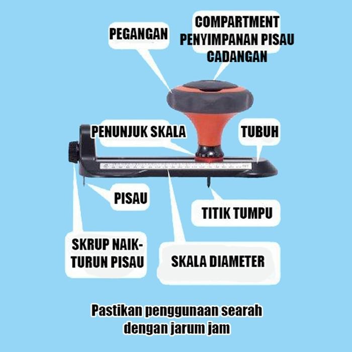 

Alat Potong Lingkaran Gasket Kanzawa Jepang K701 (Small)