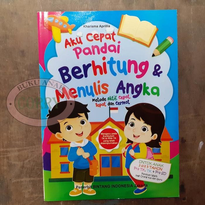 

Buku Anak Belajar Aku Cepat Pandai Berhitung Menulis Angka TK Pra TK Edukasi