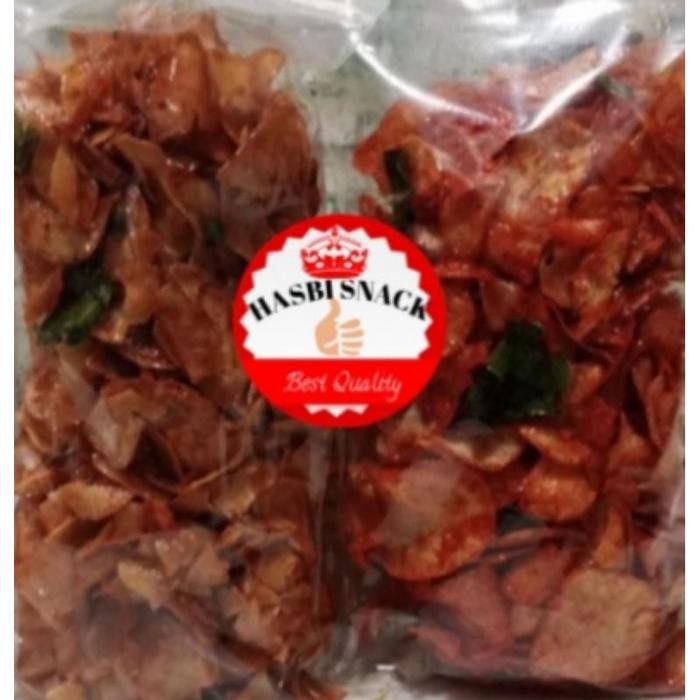 

Keripik Singkong Sambal Saus Padang 500G-1Kg Pedas Manis Kripik Snack Cemilan