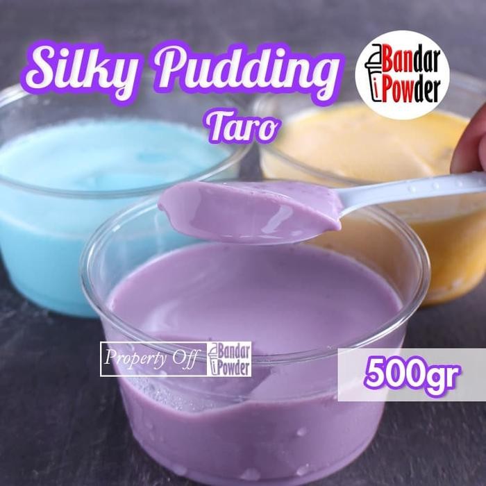 

Bubuk Silky Pudding Taro 500gr - Serbuk Puding Premium - Bandar Powder New