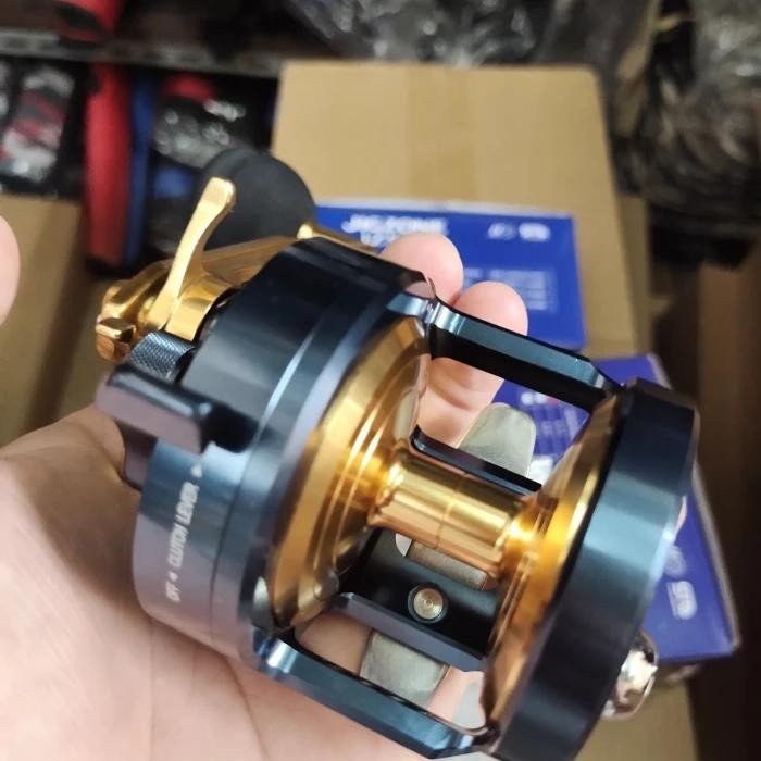 Mantab Reel Jigging Oh Ryobi Jigzone Jz 50L Left Handle Biru