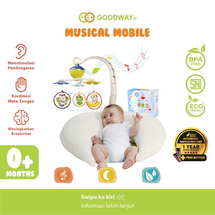 Goodway Baby Musical Mobile Mainan Anak Bayi Baby / Musical Toys / Krincingan Baby / Kerincingan