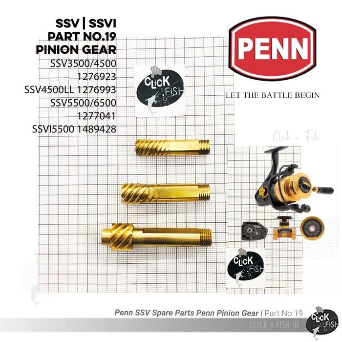 Paling Berkualitas Penn Ssv Spare Parts Penn Pinion Gear - Part 19 - Ukuran