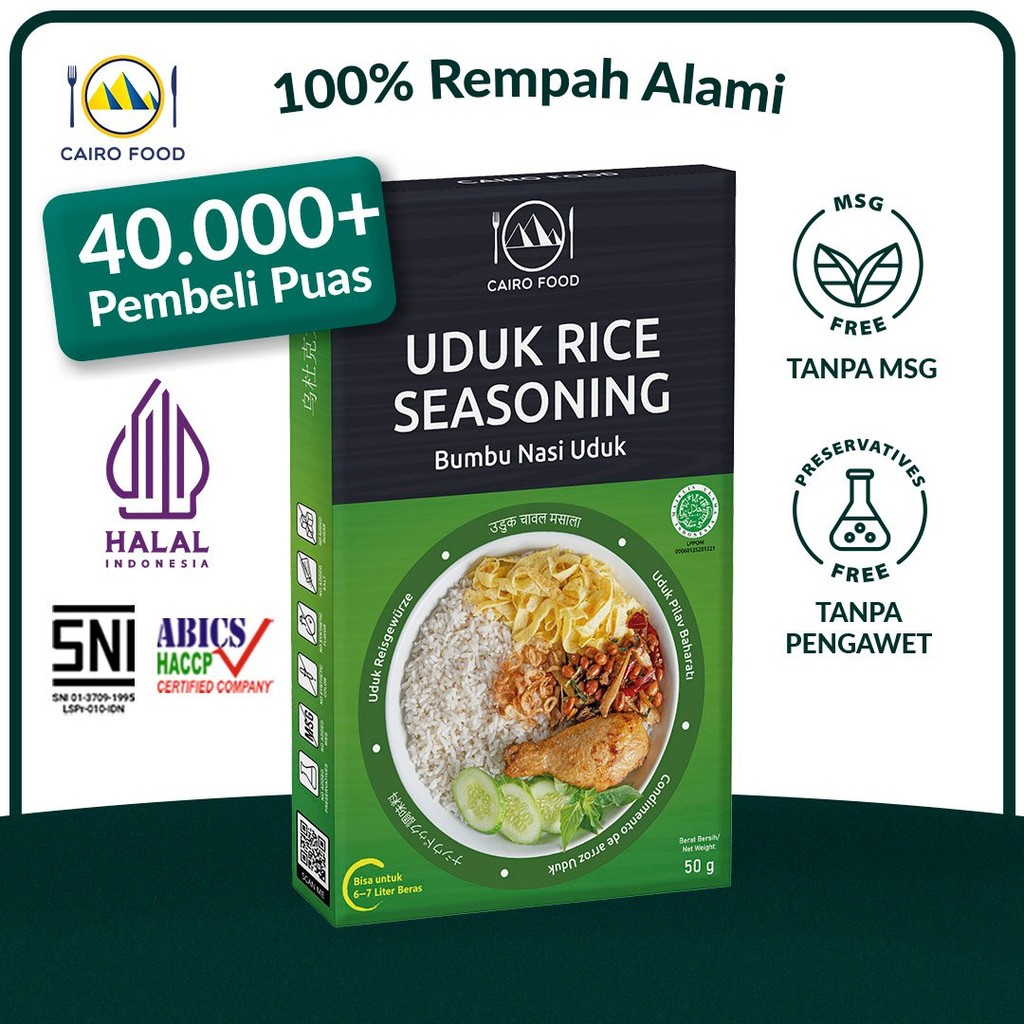

Bumbu Nasi Uduk Spice Mix Sehat - Cairo Food