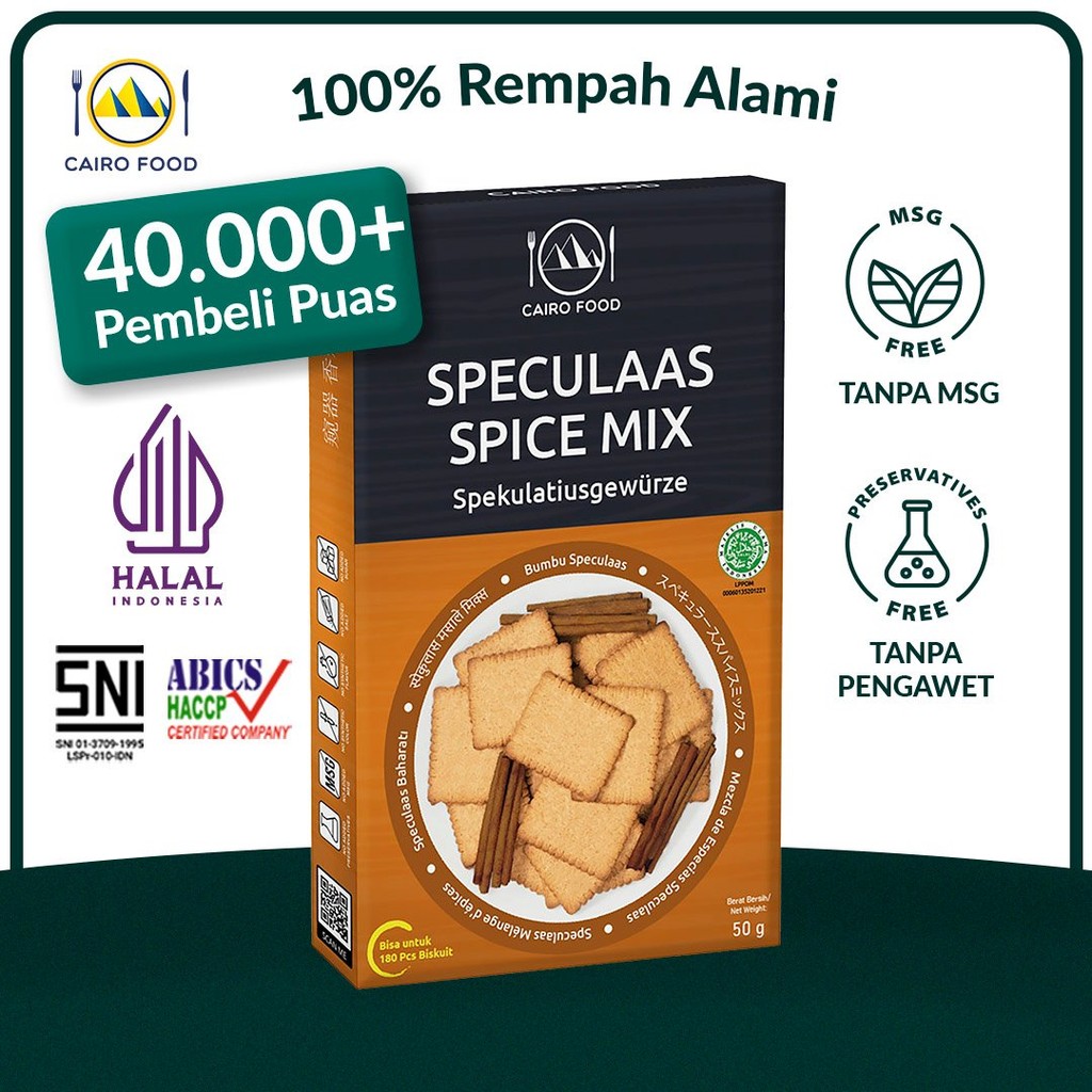 

Bumbu Speculaas Spice Mix Sehat - Cairo Food