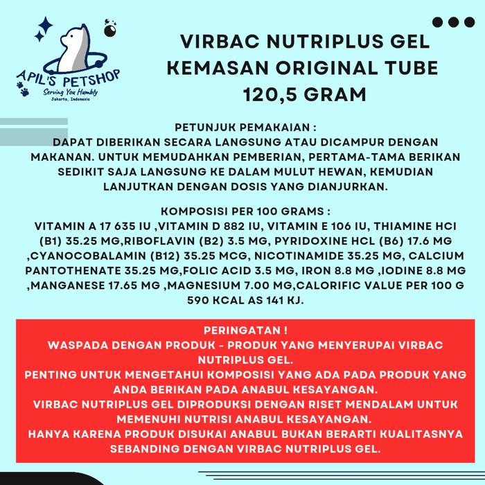 NUTRI PLUS GEL TUBE 120,5 GRAM/ NUTRI-PLUS GEL