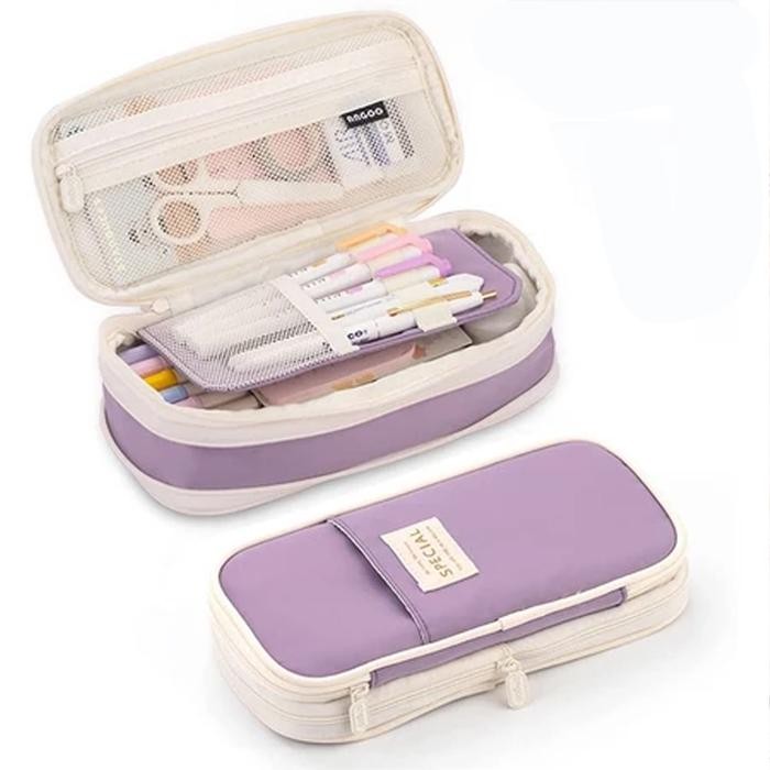 

HOT SALE! Large Capacity Pencil Case Kawaii Pencil Bag High Quality Portable Pen Pouch Holder Box