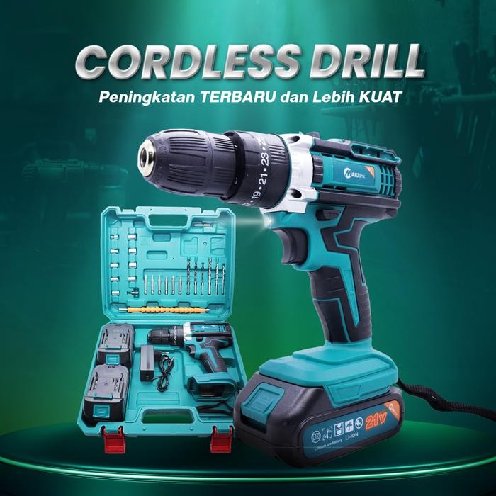 MAILTANK SH190 Mesin Bor Baterai Cordless Drill 21V