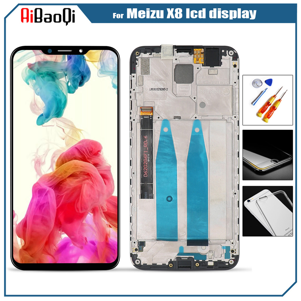 Original LCD Meizu X8 LCD Display Replacement Touch Screen Digitizer Meizu X8  Phone LCD  screen