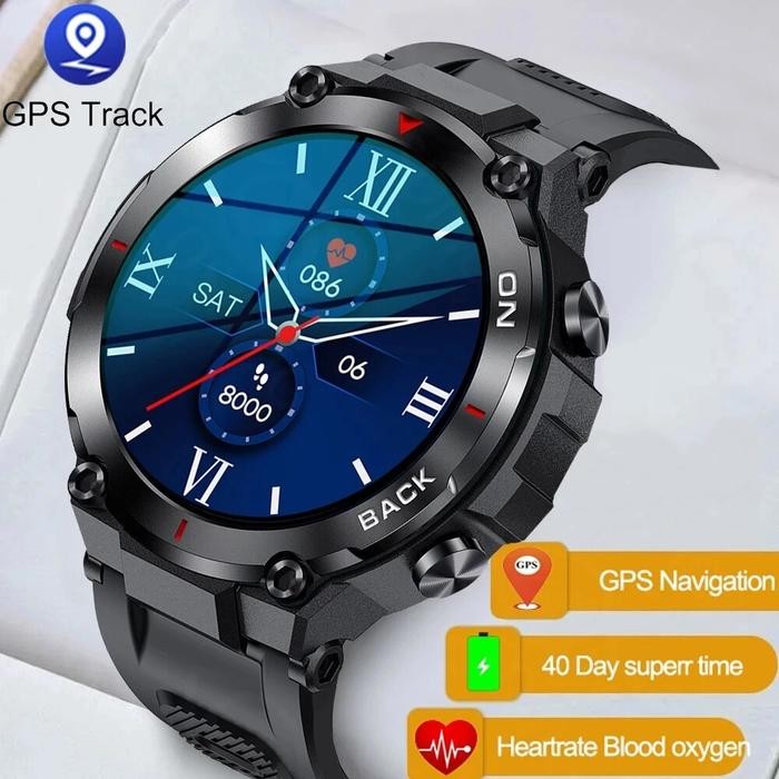 Outdoor GPS Smart Watch VS Trex T-Rex Pro Men Heart Rate SpO2 5ATM