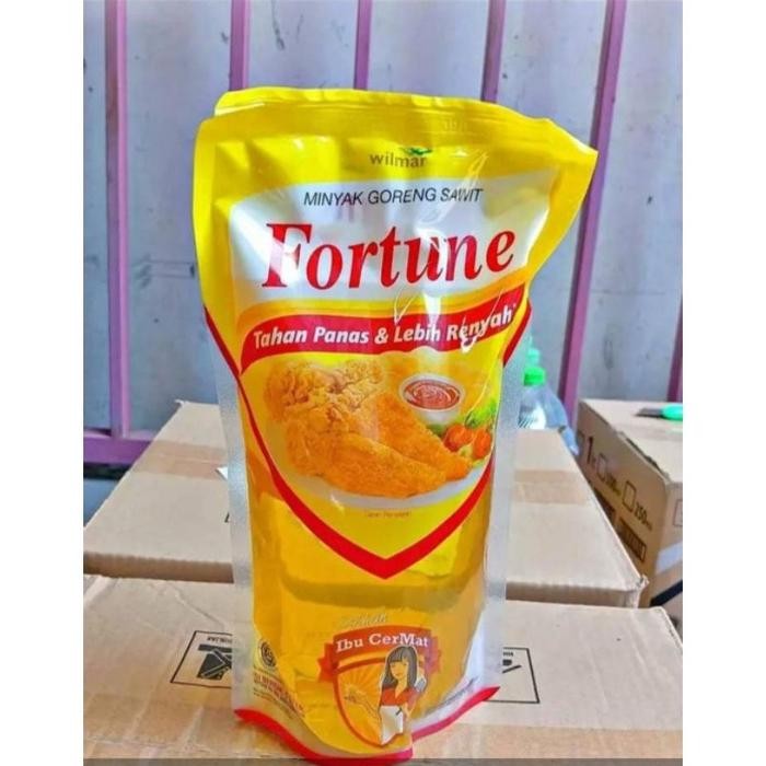 

New Minyak goreng fortune kemasan 1 liter sunco sovia viola hemart camar sedaap rose brand pouch