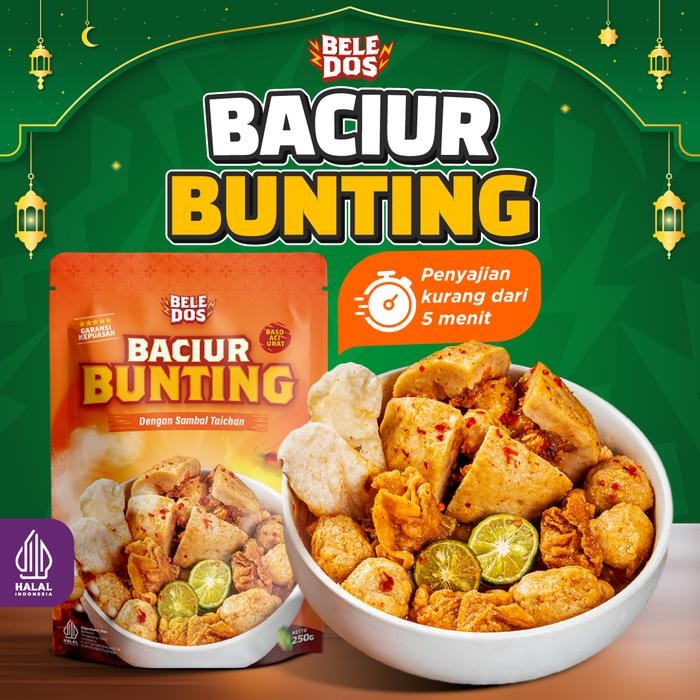 

New Beledos Baciur Bunting 250 Gram dengan Sambal Taichan